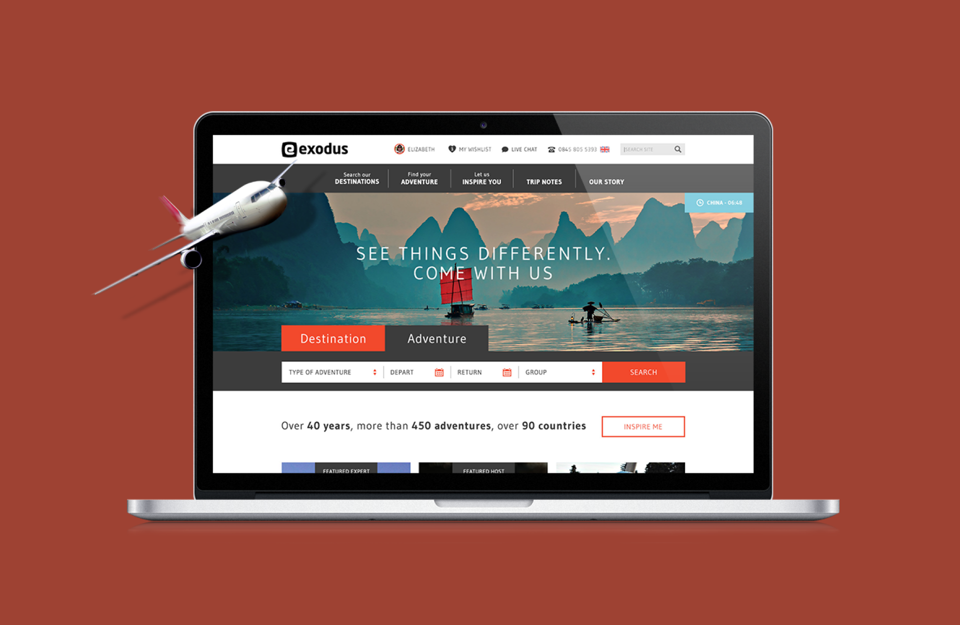 Graphic depicting UI-styled buttons with different categories of interior design items on top of an image of a modern interior living room.